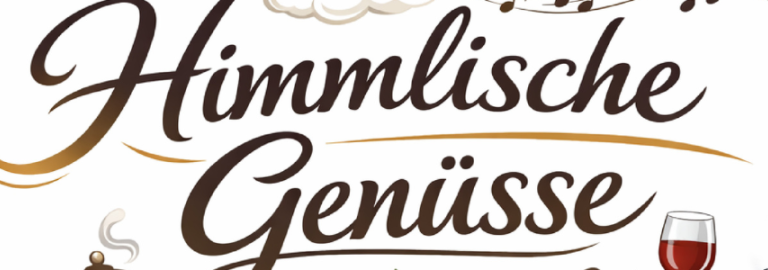 Himmlische Genüsse Werbeplakat
