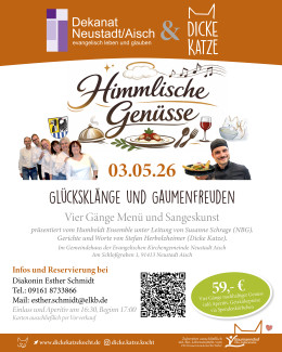 Plakat Himmlische Genüsse 